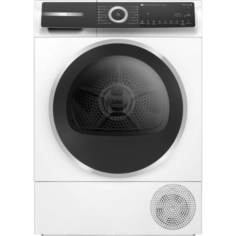 Bosch WQH245B4BY hőszivattyús szárítógép fekete-inox ajtó 9kg A+++ Serie6