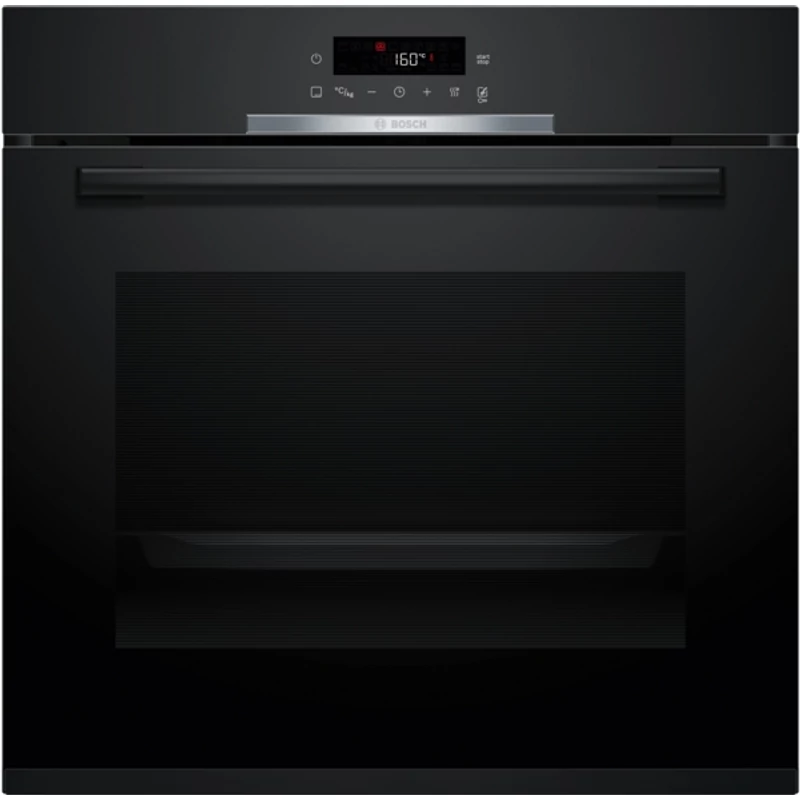 Bosch HBA372EB4 beépíthető sütő pirolítikus AutoPilot10 Air Fry funkció fekete Serie4