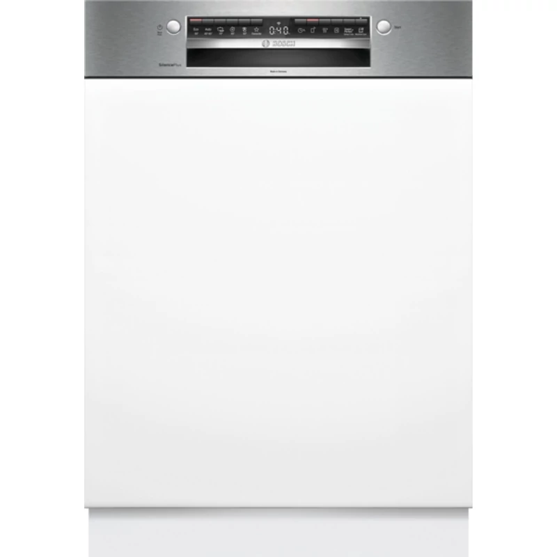 Bosch SMI4HCS07E beépíthető mosogatógép nemesacél Serie4