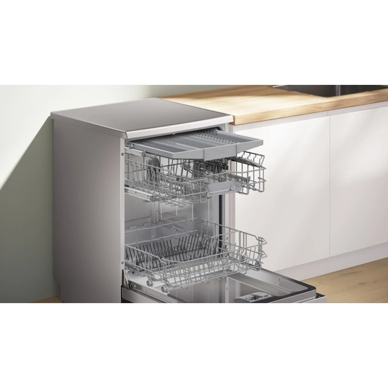 Bosch SMS2HVI06E szabadonálló mosogatógép inox 60cm Serie2