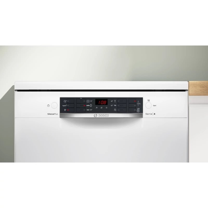 Bosch SMS46KW02E szabadonálló mosogatógép fehér 60cm Serie4
