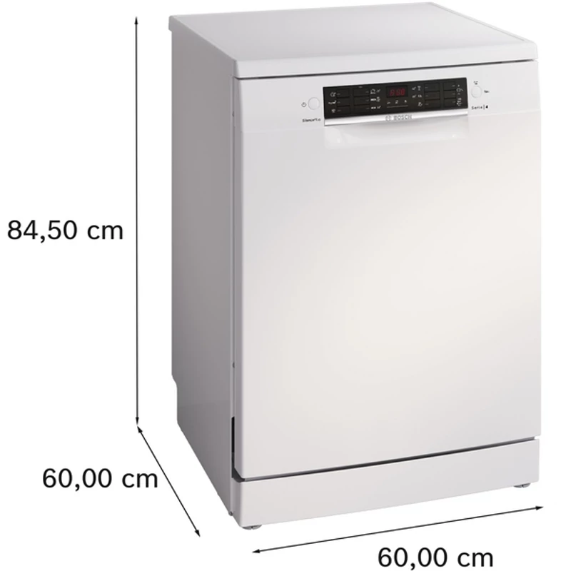 Bosch SMS46KW02E szabadonálló mosogatógép fehér 60cm Serie4