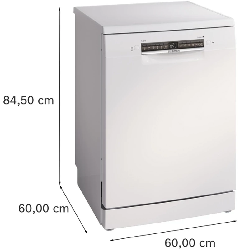 Bosch SMS4HVW14E szabadonálló mosogatógép fehér 60cm Serie4