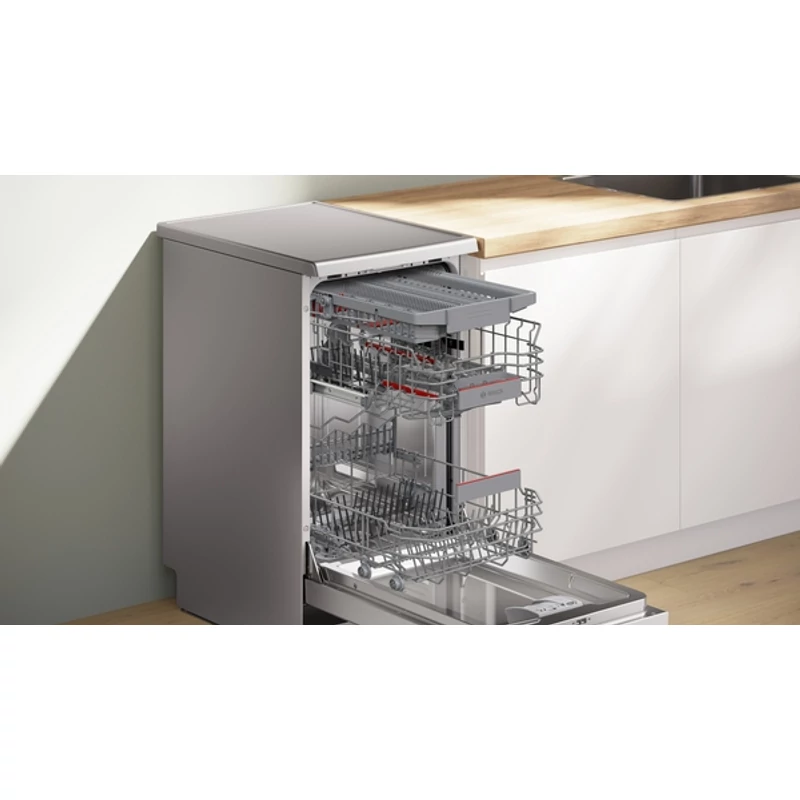 Bosch SPS4EMI17E szabadonálló mosogatógép inox 45cm Serie4