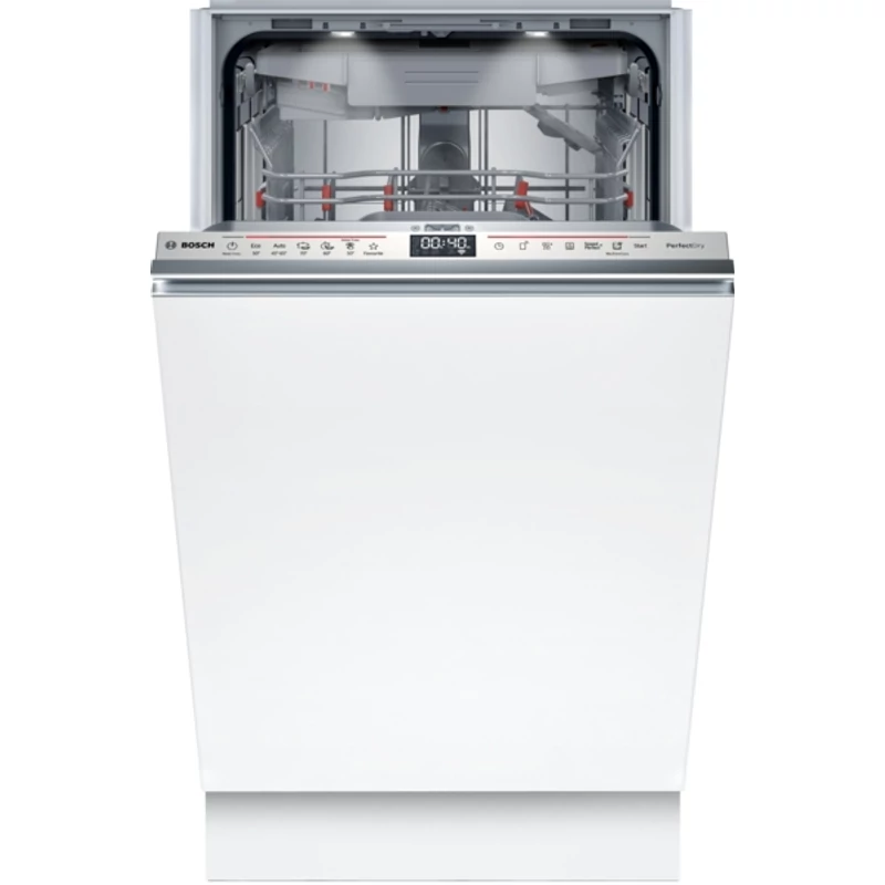 Bosch SPV6ZMX17E teljesen beépíthető mosogatógép PerfectDry Zeolith szárítás TimeLight 45cm Serie6