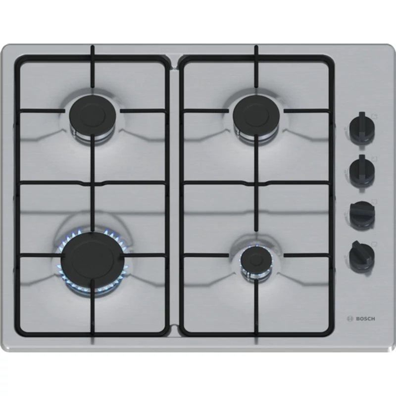 Bosch PBP6B5K80H beépíthető gázfőzőlap nemesacél 60cm Serie2