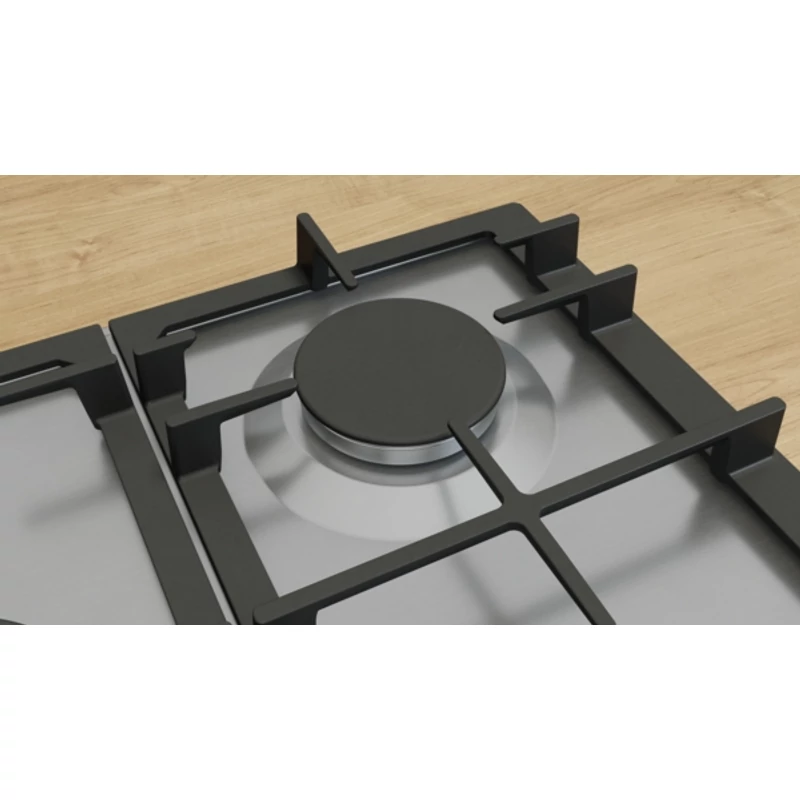 Bosch PCQ7A5I90 beépíthető gázfőzőlap nemesacél 75cm Serie6