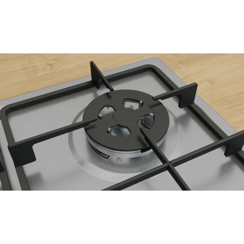 Bosch PGH6B5K60 beépíthető gázfőzőlap nemesacél 60cm Serie4