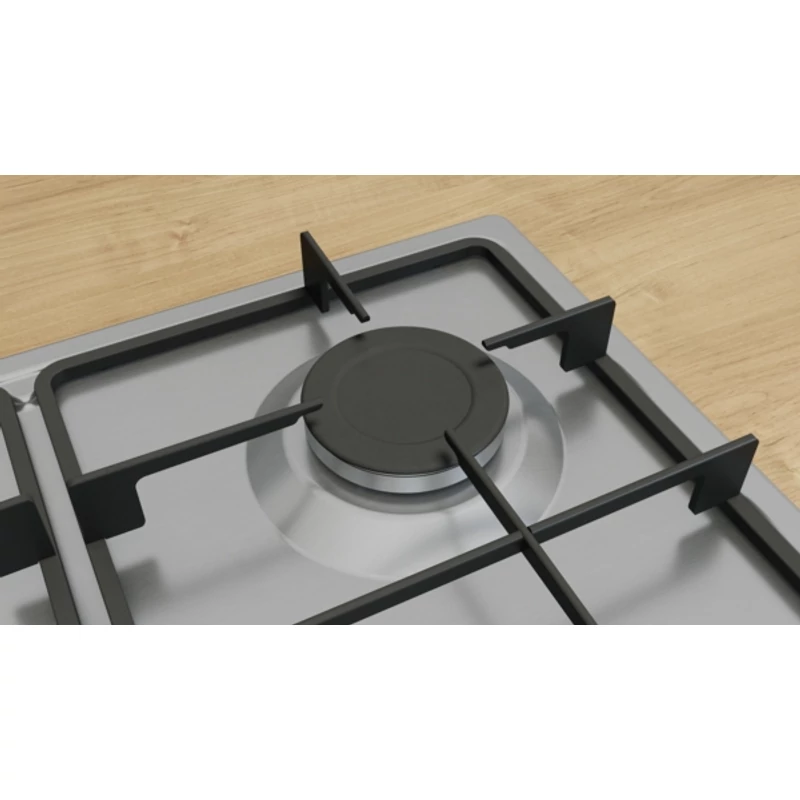 Bosch PGP6B5K60 beépíthető gázfőzőlap nemesacél 60cm Serie4
