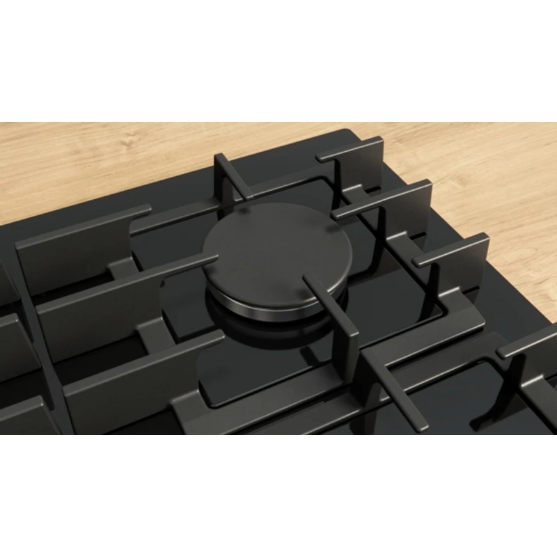 Bosch PRP6A6H40 beépíthető gázfőzőlap edzett üveglapon fekete 60cm Serie8
