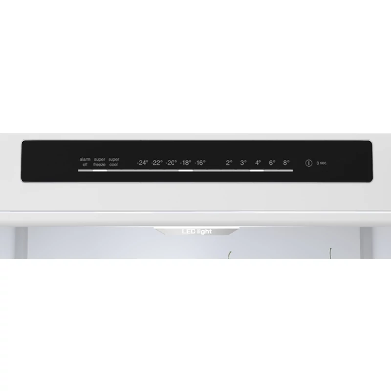 Bosch KGN392I1F szabadonálló alulfagyasztós hűtő inox NoFrost 203x60x65cm Serie4