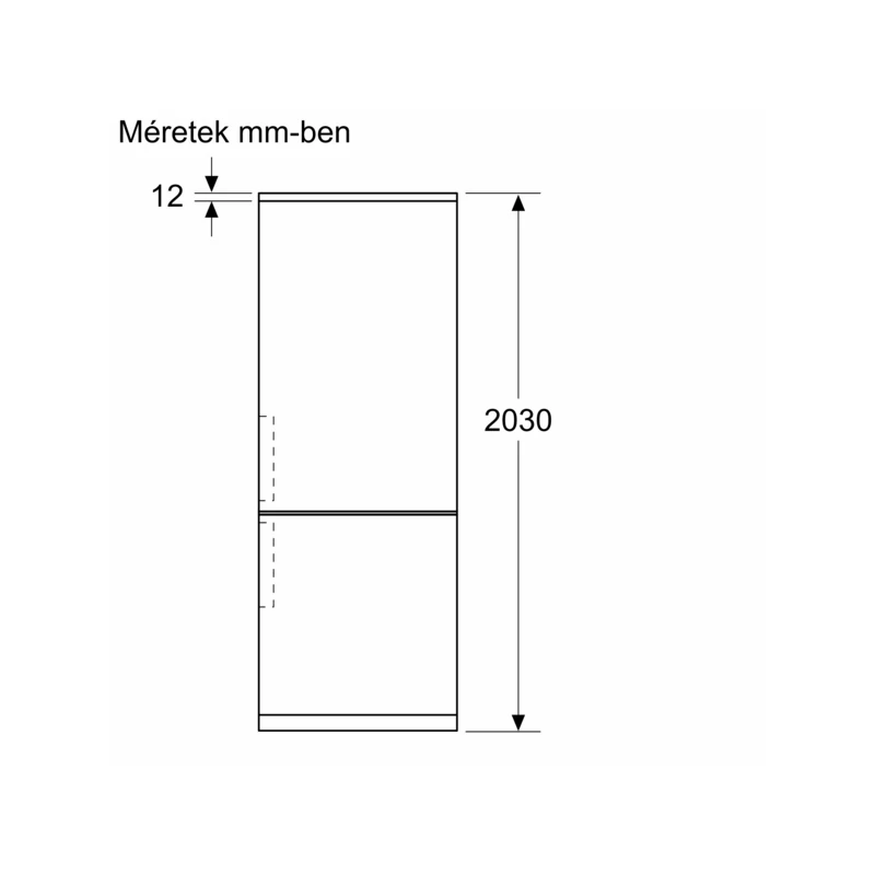 Bosch KGN392I1F szabadonálló alulfagyasztós hűtő inox NoFrost 203x60x65cm Serie4