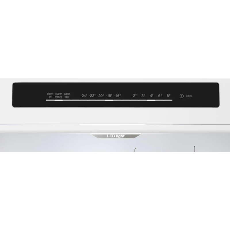 Bosch KGN492IAF szabadonálló alulfagyasztós hűtő nemesacél Total NoFrost 203x70x67cm Serie4