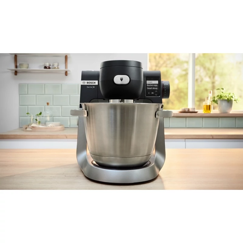 Bosch MUMS6ZS23D konyhai robotgép mérleggel 1600W fekete-szálcsiszolt acél Serie6