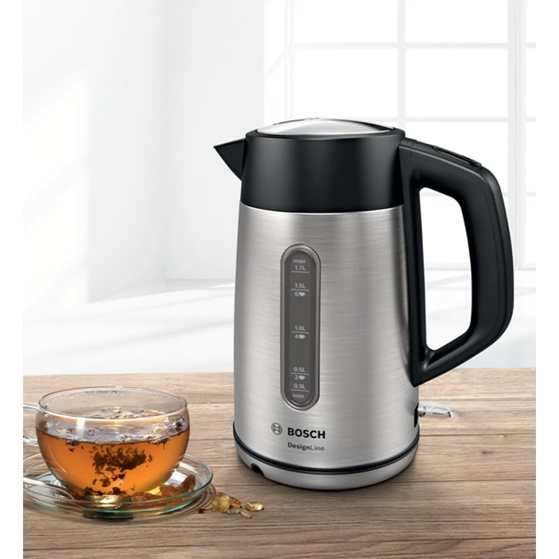 Bosch TWK4P440 DesignLine vízforraló 1,7L nemesacél