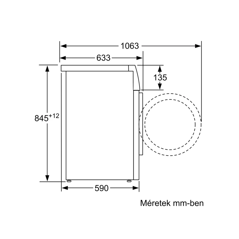 Bosch WAN24168BY elöltöltős mosógép 8kg 1200f/p Serie4