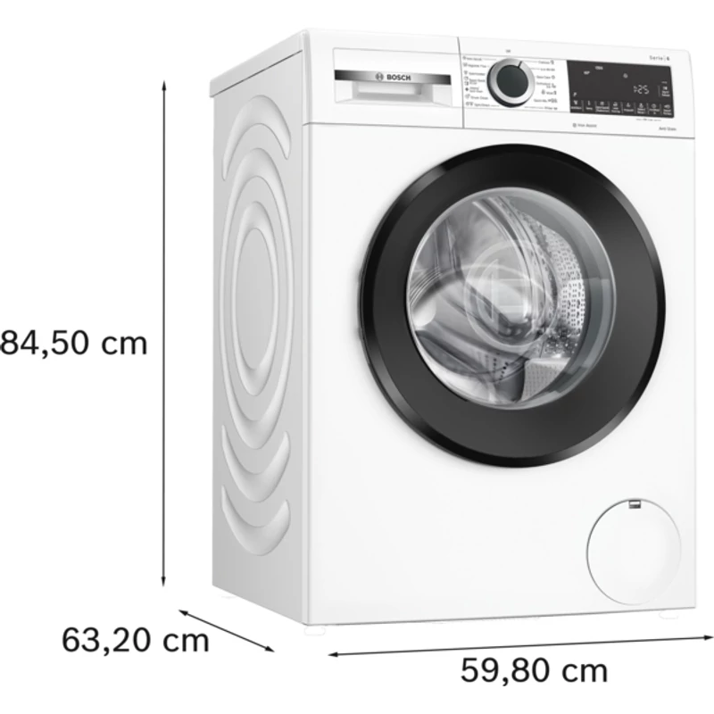 Bosch WGG242Z3BY elöltöltős mosógép fekete ajtó 9kg 1200f/p Serie6