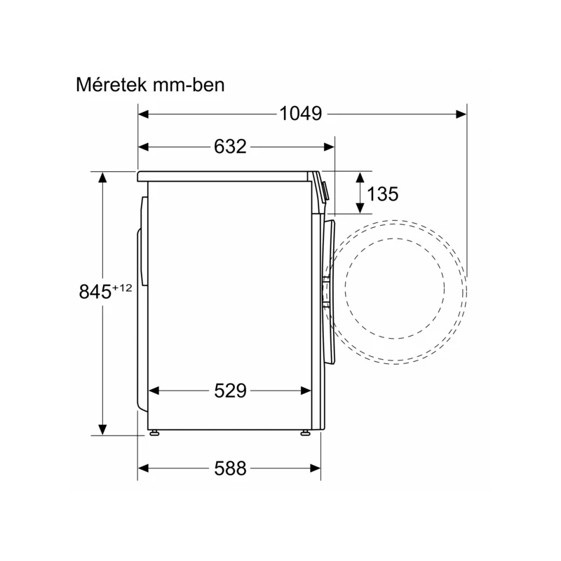 Bosch WGG2540NBY elöltöltős mosógép 10kg 1400f/p Serie6