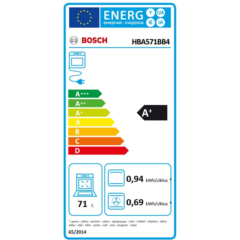 Bosch HBA571BB4 beépíthető sütő pirolitikus AutoPilot10 fekete Serie2