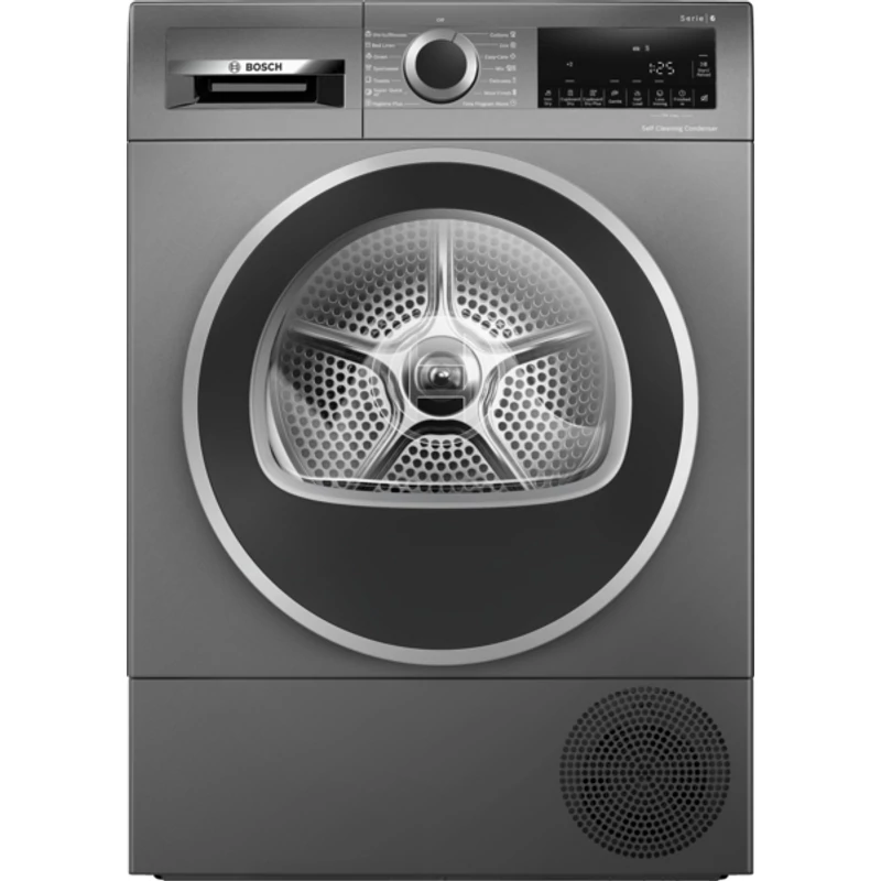 Bosch WQG245DREU hőszivattyós szárítógép sötétszürke kivitel 9kg Serie6