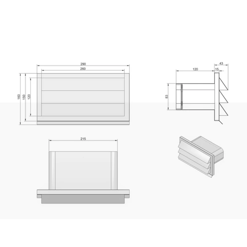 Bosch 00571661 fali szellőző kivezető elem DN150