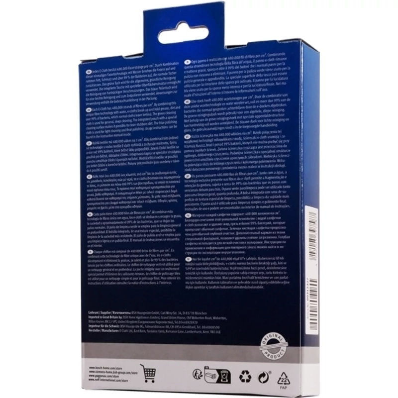Bosch 00312327 mikroszálas törlőkendők 2db