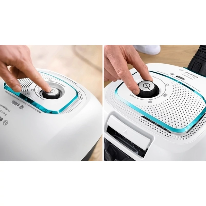 Bosch BGL41HYG0L ProHygienic porzsákos porszívó fehér Serie4