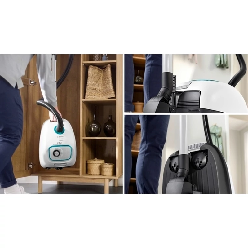 Bosch BGL41HYG0L ProHygienic porzsákos porszívó fehér Serie4