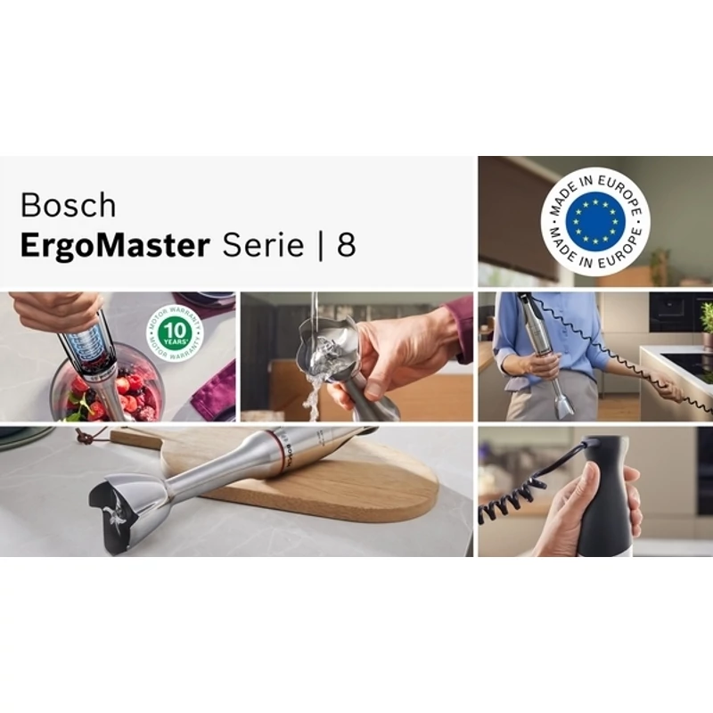Bosch MSM8M950 ErgoMaster botmixer 1500W nemesacél Serie8