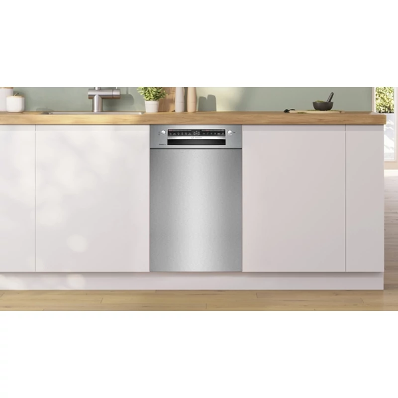 Bosch SPU4HMS13E aláépíthető mosogatógép szálcsiszolt acél 45cm Serie4