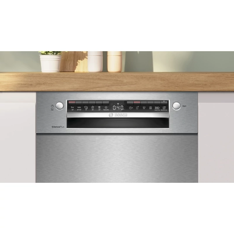 Bosch SPU4HMS13E aláépíthető mosogatógép szálcsiszolt acél 45cm Serie4