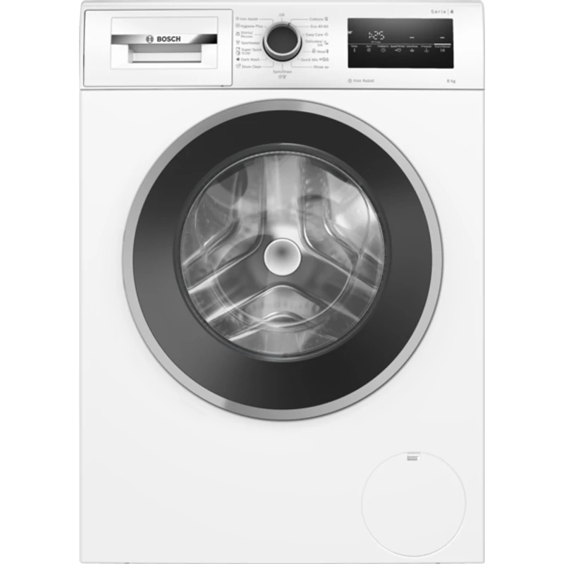 Bosch WAN2426NBY elöltöltős mosógép IronAssist 8kg 1200f/p Serie4
