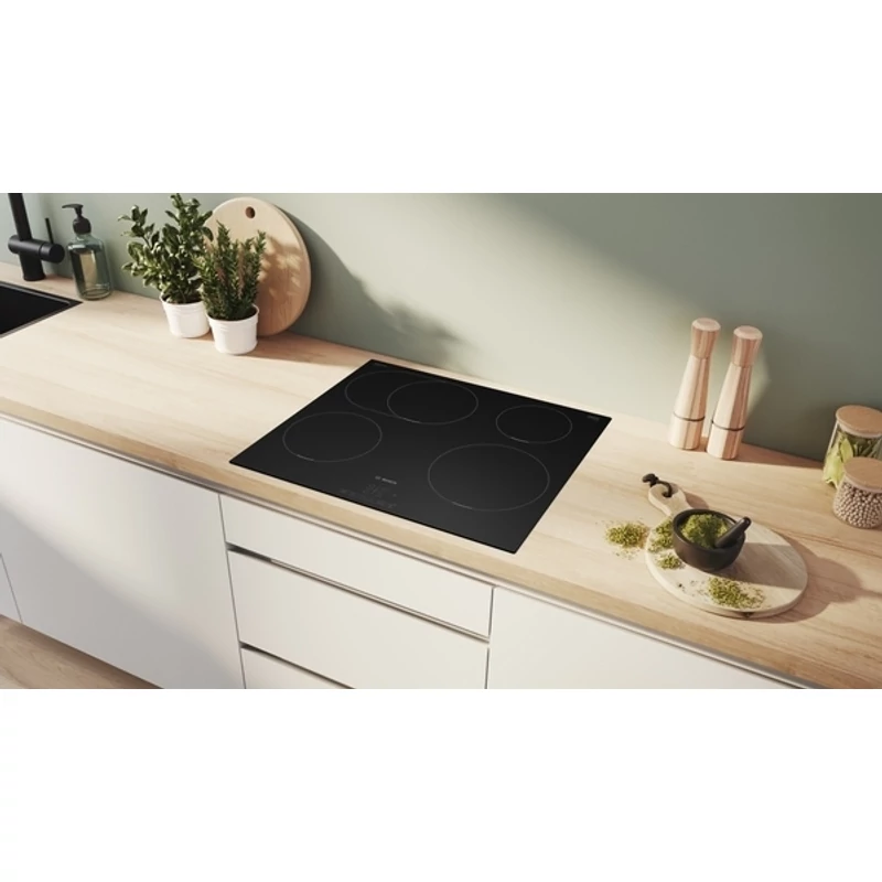 Bosch PIF61ABB5E beépíthető indukciós főzőlap Matt Design felület 60cm Serie4