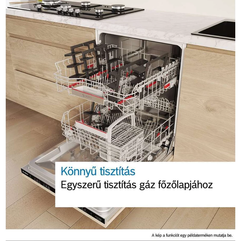 Bosch PPP6AAI40 beépíthető gázfőzőlap Matt design üveglapon 60cm Serie6