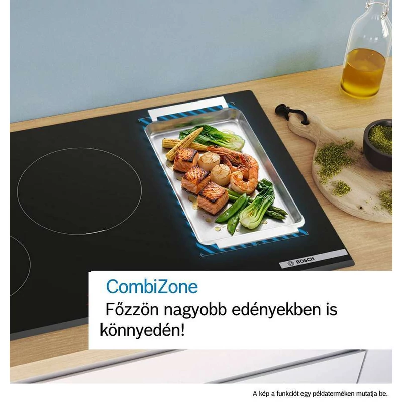 Bosch PVS61AHC1E beépíthető indukciós főzőlap Home Connect & Hob-Hood Control Matt Design felület 60cm Serie6