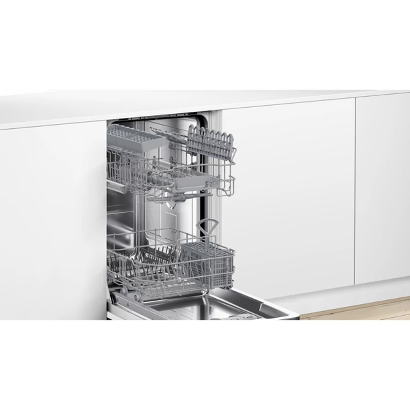 Bosch SPI2HKS02E beépíthető mosogatógép nemesacél 45cm Serie2