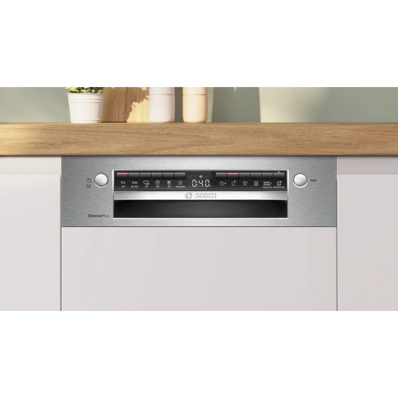 Bosch SPI4HMS13E beépíthető mosogatógép nemesacél 45cm Serie4