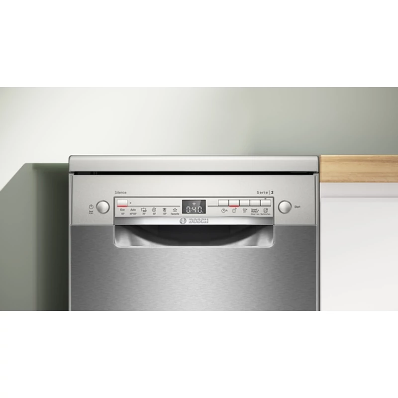 Bosch SPS2HKI55E szabadonálló mosogatógép acél 45cm Serie2
