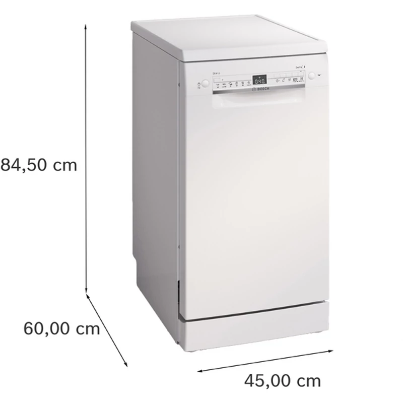 Bosch SPS2HKW55E szabadonálló mosogatógép fehér 45cm Serie2