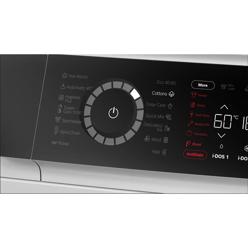 Bosch WGB266A4BY elöltöltős mosógép i-DOS IronAssist 11kg 1600f/p Serie8