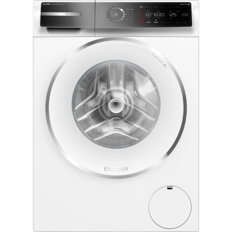 Bosch WGB266A6BY Exclusiv elöltöltős mosógép i-DOS IronAssist 11kg 1600f/p Serie8