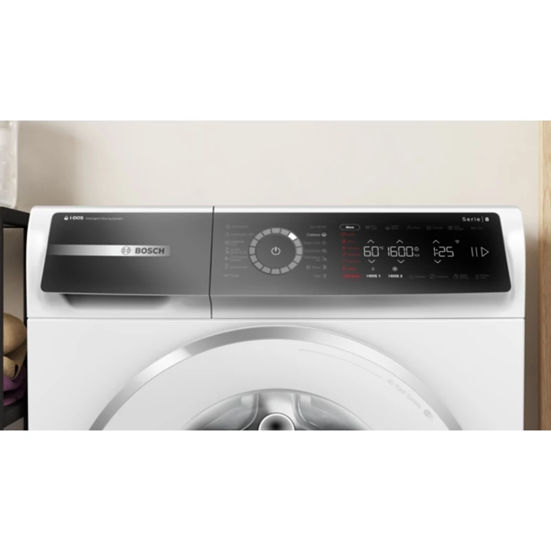 Bosch WGB266A6BY Exclusiv elöltöltős mosógép i-DOS IronAssist 11kg 1600f/p Serie8