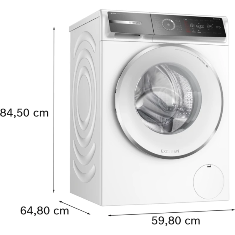 Bosch WGB266A6BY Exclusiv elöltöltős mosógép i-DOS IronAssist 11kg 1600f/p Serie8