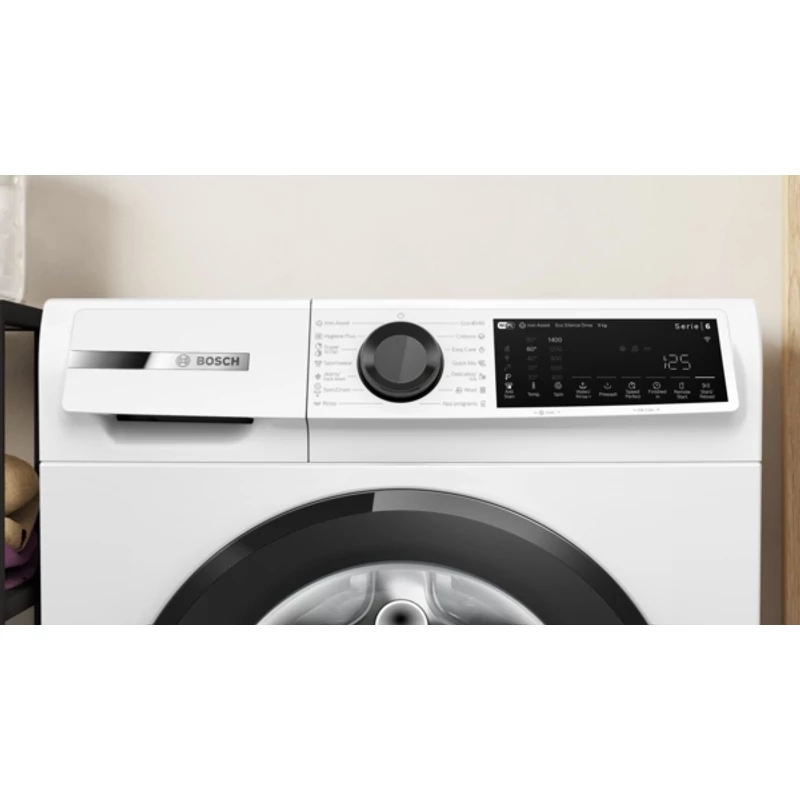 Bosch WGJ24401BY elöltöltős mosógép Home Connect IronAssist 9kg 1400f/p Serie6