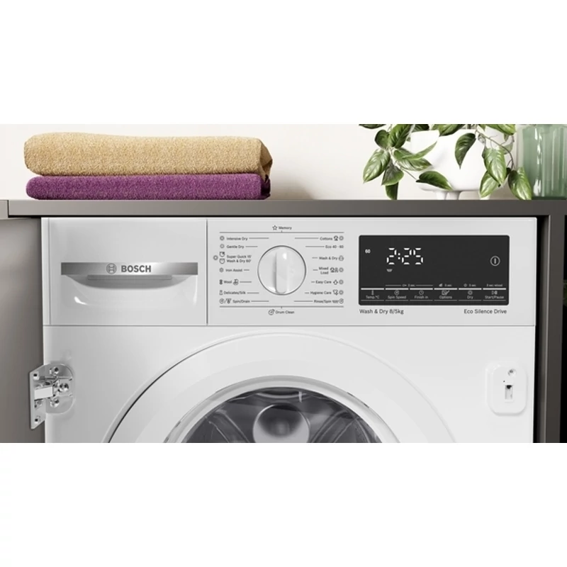 Bosch WKD28490EU beépíthető mosó-szárítógép 8/5kg 1400f/p Serie6
