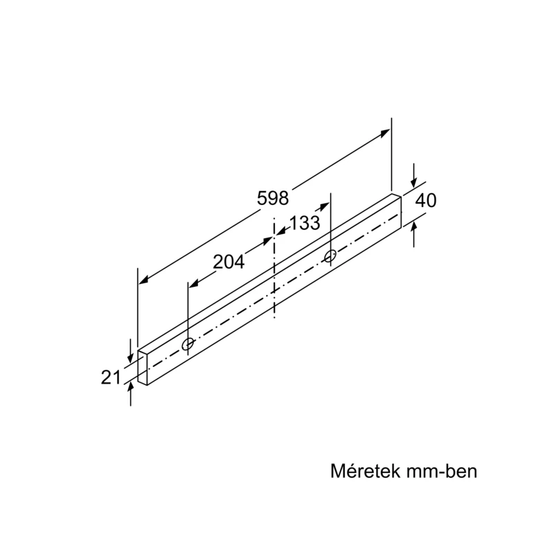 Bosch DFL064W54 teleszkópos páraelszívó 60cm Serie2