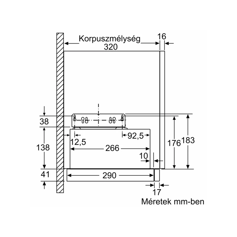 Bosch DFL064W54 teleszkópos páraelszívó 60cm Serie2
