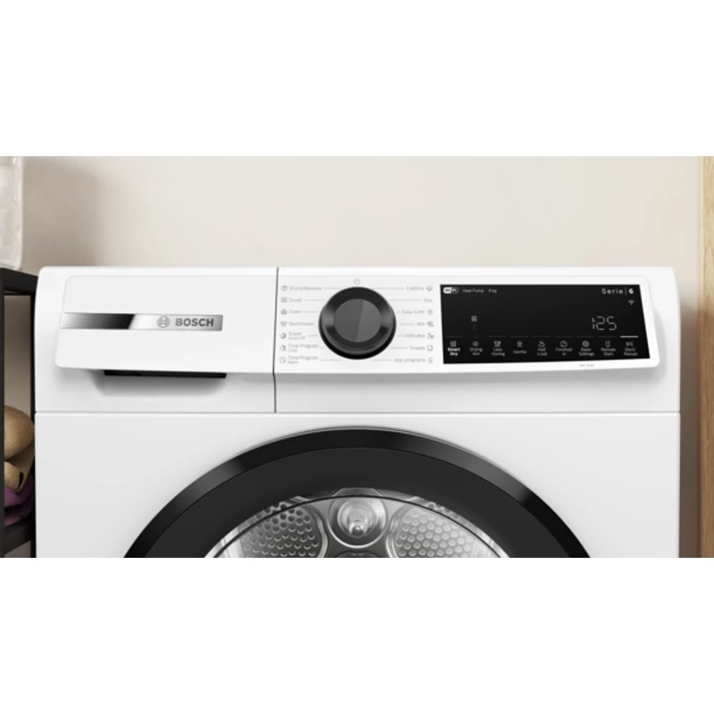 Bosch WQJ24201BY hőszivattyús szárítógép fekete ajtó 9kg Serie6