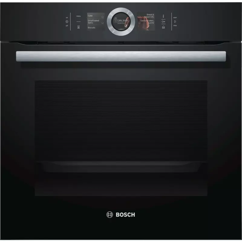 Bosch HSG636BB1 beépíthető gőzsütő fekete EcoClean Direct öntisztítás Serie8