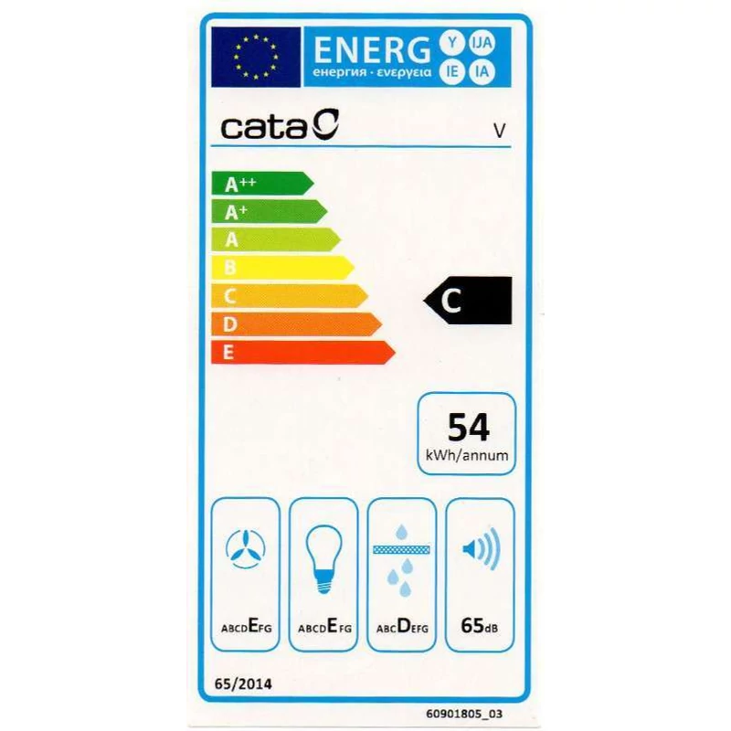 CATA Kürtős Páraelszívó V 600 Inox X/L LED